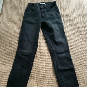 Anine Bing Jagger Jeans, 24, vintage black